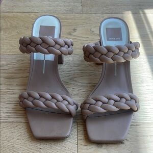 Dolce Vita Tan Braided Heels